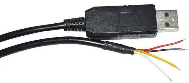 Alt view image 3 of 6 - INDUSTRIAL FTDI FT232RL USB TO UART TTL 3.3V 3V3 4 CORE 4PIN WIRE END OPEN CABLE COMPATIBLE WITH TTL-232R-3V3-WE VCC GND TXD RXD (TTL 3.3V)
3M Length