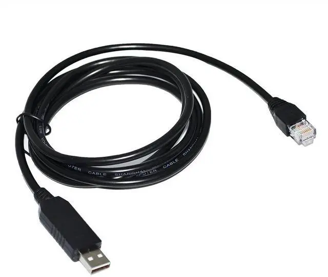 Main image of FTDI FT232RL CHIP USB TO RJ45 8P8C CAT5 ADAPTER RS232 SERIAL CONFIGURATION CONSOLE CABLE FOR BDCOM SWITCH ROUTER FIREWALL TO PC 
0.8M Length(1.8M Length)