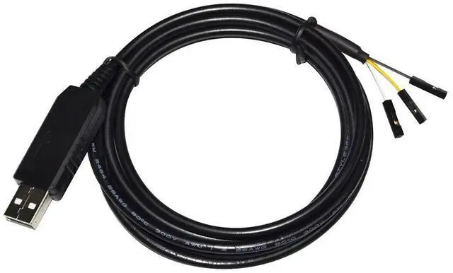 Main image of FTDI FT232RL USB UART TTL 3V3 TO 3P Dupont 3x0.1" Single Pole Connectors TTL-232R-RPi Debug Cable for Raspberry Pi with Txd Rxd (TTL 3.3V)
5M Length