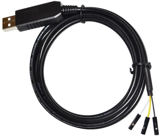 Alt view image 2 of 6 - FTDI FT232RL USB UART TTL 3V3 TO 3P Dupont 3x0.1" Single Pole Connectors TTL-232R-RPi Debug Cable for Raspberry Pi with Txd Rxd (TTL 3.3V)
5M Length