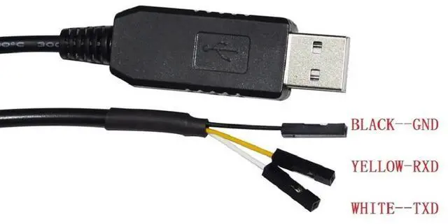 Alt view image 4 of 6 - FTDI FT232RL USB UART TTL 3V3 TO 3P Dupont 3x0.1" Single Pole Connectors TTL-232R-RPi Debug Cable for Raspberry Pi with Txd Rxd (TTL 3.3V)
5M Length