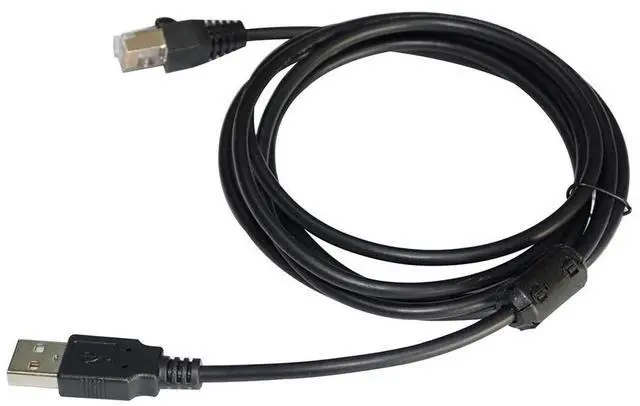 Alt view image 4 of 6 - USB 2.0 A TO RJ41 RJ50 10P10C SCANNER DATA CABLE FOR LEUZE SCANNER TO PC KABLE COMPATIABLE WITH P/N 50138360 5M Length