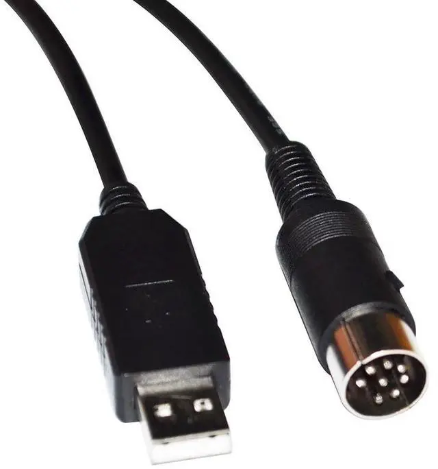 Alt view image 4 of 6 - FTDI FT232RL USB RS232 TO 8 PIN DIN ADAPTER CONVERTER SERIAL COMMUNICATION CABLE FOR ADMESY SPECTROMETER STEROPES LED SERIES 
(1.8M Length)