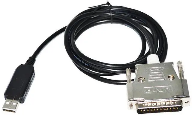 Main image of FTDI FT232RL USB TO RS232 D-SUB 25PIN DB25 MALE ADAPTER TNC SERIAL COMMUNICATION CABLE FOR KANTRONICS KPC2 KPC-3+ AND ARM DEBIAN 
5M Length
