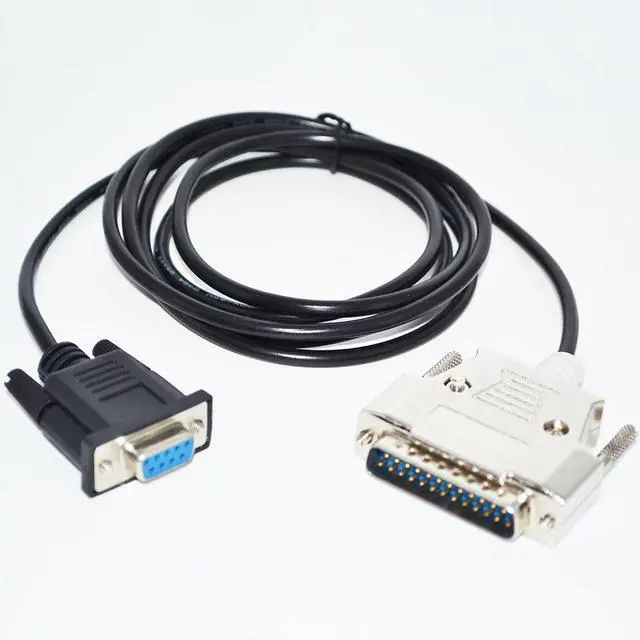 Alt view image 2 of 6 - RS232 DB9 9PIN FEMALE TO DB25 D-SUB25PIN MALE ADAPTER NULL MODEM CABLE FOR VOOR SHARP X68000 X68K COMMUNICATED WITH PC 3M Length