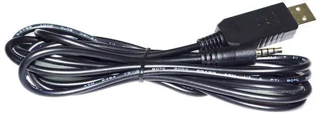 Main image of INDUSTRIAL FTDI FT232RL CHIP USB TO UART TTL-232R-3V3 TRRS 4 WAY 3.5MM JACK CONNECTOR USB FTDI INTERFACE OASIS PROGRAMMING CABLE 
0.8M Length(1.8M Length)