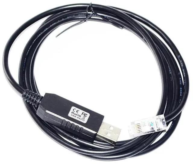 Main image of FTDI FT232RL CHIP USB TO RJ12 PLUG RS232 SERIAL CONTROL CABLE FOR OPTEC FOCUSLYNX DUAL-FOCUS CONTROLLER TO PC I/O #17695 KABLE (RJ12 TO DB-9)
5M Length