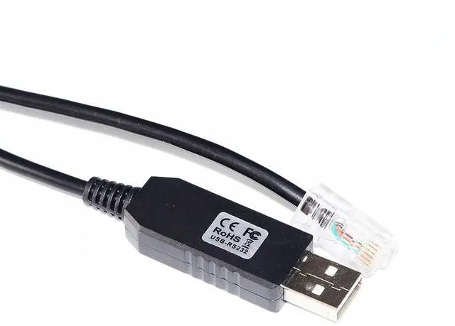 Alt view image 5 of 6 - FTDI FT232RL CHIP USB TO RJ12 PLUG RS232 SERIAL CONTROL CABLE FOR OPTEC FOCUSLYNX DUAL-FOCUS CONTROLLER TO PC I/O #17695 KABLE (RJ12 TO DB-9)
5M Length