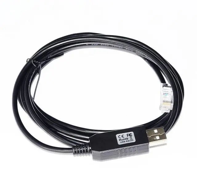 Alt view image 2 of 6 - FTDI FT232RL CHIP USB TO RJ12 PLUG RS232 SERIAL CONTROL CABLE FOR OPTEC FOCUSLYNX DUAL-FOCUS CONTROLLER TO PC I/O #17695 KABLE (RJ12 TO DB-9)
5M Length