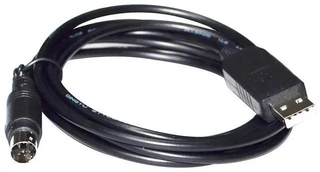 Alt view image 2 of 6 - GENUINE FTDI FT232RL CHIP USB TO MINI DIN 4 PIN MD4 ADAPTER RS232 CONVERTER SERIAL COMMUNICATION CABLE FOR FATEK PLC LINK TO PC (DB9-M LengthINI DIN)
3M Length