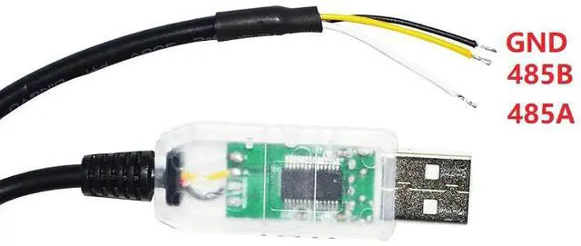 Alt view image 5 of 6 - INDUSTRIAL FTDI FT232RL CHIP USB TO RS485 3PIN 3 CORE WE CONVERTER SERIAL COMMUNICATION CABLE COMPATIBLE USB-RS485-WE-1800-BT (Black USB Case)
0.8M Length(1.8M Length)