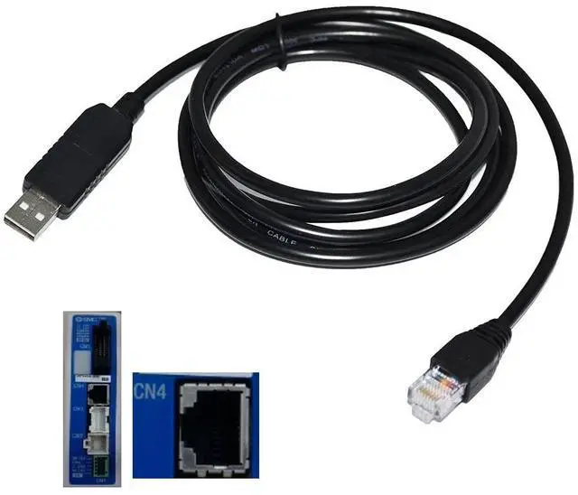Alt view image 3 of 6 - FTDI FT232RL CHIP USB TO RJ45 RS485 CONVERTER SERIAL COMMUNICATION CABLE FOR SMC LEC JXC CONTROLLER COMPATIBLE LEC-W2 KABLE (Transparent USB Case)
7M Length(8M Length)