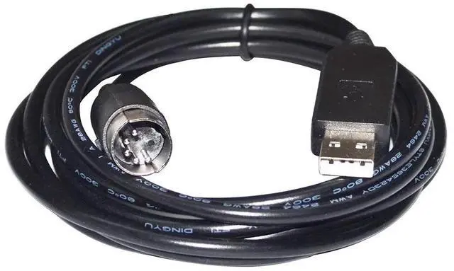 Alt view image 2 of 6 - FTDI FT232RL USB TO DIN 5PIN MALE ADAPTER RS232 SERIAL COMMUNICATION CABLE FOR HUAZHI HZF/PTF/DTF/HZT/PTT/DTT SERIES SCALE TO PC 
3M Length