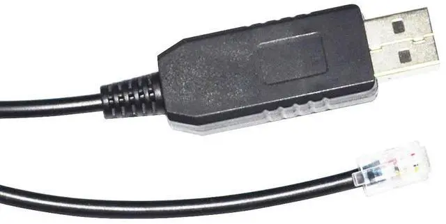 Alt view image 3 of 6 - ORIGIN FT232RL CHIP USB TO RJ9 4P4C ADAPTER RS485 CONVERTER SERIAL COMMUNICATION CABLE FOR LUST LTI SMC1 PLC CONTROL TO PC HOST 
0.8M Length(1.8M Length)