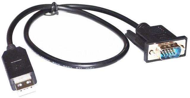 Alt view image 3 of 6 - FTDI FT232RL USB TO VGA 15-PIN MALE ADAPTER RS422 SERIAL COMMUNICATION CABLE FOR GJSK GJS3 SERIES SERVO DRIVER CN1 PORT TO PC 
5M Length
