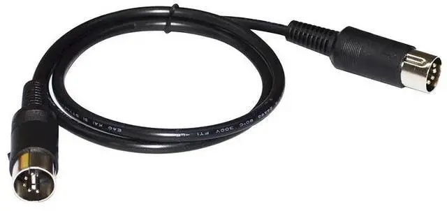 Alt view image 2 of 6 - PLUG AND PLAY MIDI DIN 5 PIN MALE TO DIN-5PIN MALE ADAPTER AUDIO EXTENSION CONNECTION CABLE FOR GUITAR MIDI KEYBOARD SOUND CARD 
3M Length