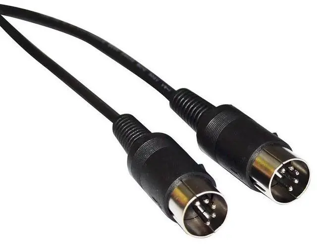Alt view image 5 of 6 - PLUG AND PLAY MIDI DIN 5 PIN MALE TO DIN-5PIN MALE ADAPTER AUDIO EXTENSION CONNECTION CABLE FOR GUITAR MIDI KEYBOARD SOUND CARD 
3M Length