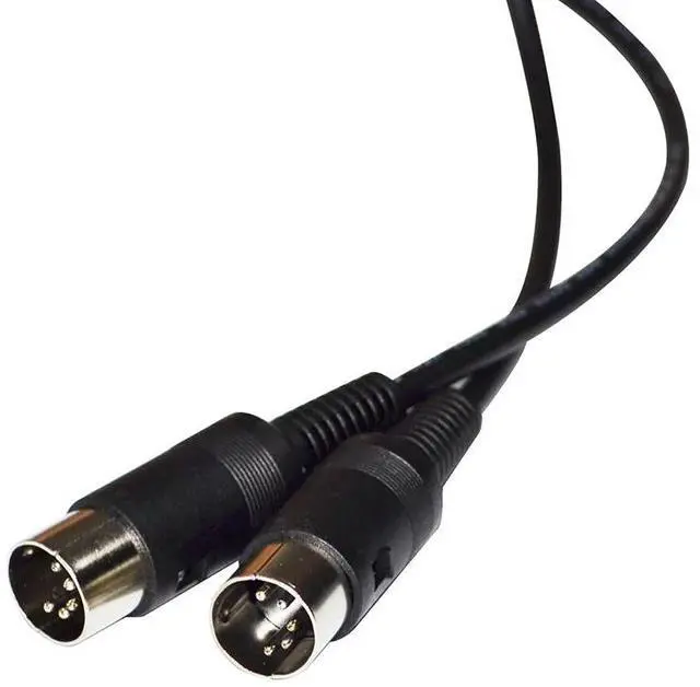 Alt view image 4 of 6 - PLUG AND PLAY MIDI DIN 5 PIN MALE TO DIN-5PIN MALE ADAPTER AUDIO EXTENSION CONNECTION CABLE FOR GUITAR MIDI KEYBOARD SOUND CARD 
3M Length