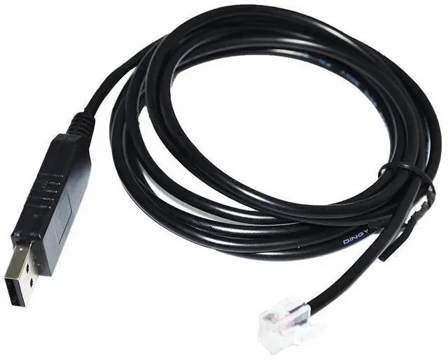 Main image of FT232RL CHIP USB TO RJ12 6P6C RS232 CONVERTER SERIAL CONFIGURATION COMMUNICATION CABLE FOR CARLO GAVAZZI CPT-DIN ENERGY METERS 
5M Length