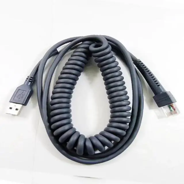 Alt view image 2 of 6 - USB 2.0 TO RJ50 PLUG SCANNER CABLE SPRING WIRE FOR DATALOGIC PD9530 PD9531 PD9330 PD9500 D8330 M8300 PD/M SERIES SCANNER TO PC Other()