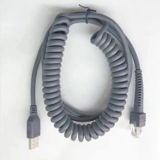Alt view image 4 of 6 - USB 2.0 TO RJ50 PLUG SCANNER CABLE SPRING WIRE FOR DATALOGIC PD9530 PD9531 PD9330 PD9500 D8330 M8300 PD/M SERIES SCANNER TO PC Other()