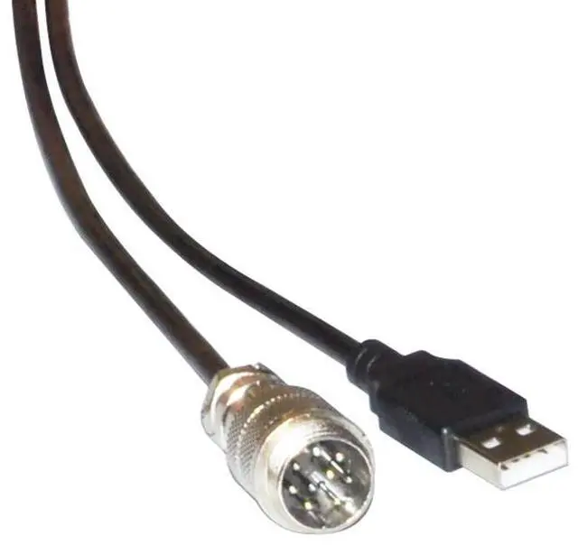 Alt view image 6 of 6 - USB 2.0 TO 9 DIN MALE ADAPTER CONNECTION DIN-USB CABLE FOR THRUSTMASTER TH8A GEAR TSSH TSSH+ MOD+ HANDBRAKE PC CONTROLLER KABLE 0.8M Length(1.8M Length)