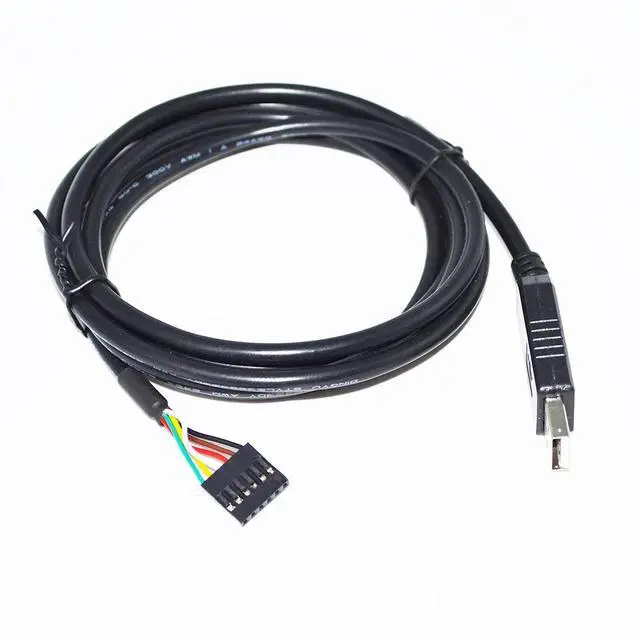 Alt view image 3 of 6 - FTDI FT232RL CHIP USB TO 6 WAY 0.1" PITCH SINGLE-IN-LINE SIL 6PIN DUPONT JUMPER DEBUG RS232 SERIAL DEBUG COMMUNICATION CABLE (FT232RL 1X1 6P)
3M Length