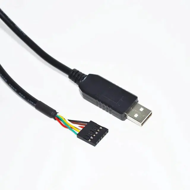 Alt view image 4 of 6 - FTDI FT232RL CHIP USB TO 6 WAY 0.1" PITCH SINGLE-IN-LINE SIL 6PIN DUPONT JUMPER DEBUG RS232 SERIAL DEBUG COMMUNICATION CABLE (FT232RL 1X1 6P)
3M Length