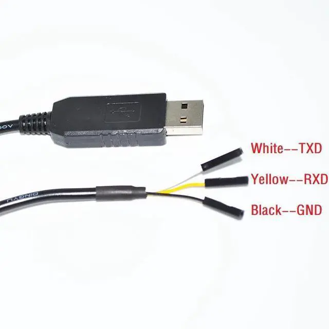 Alt view image 4 of 6 - FTDI FT232RL RS232 USB TO 3PIN 3 WAY DUPONT JUMPER DEBUG DOWNLOAD CABLE FOR RASPBERRY PI WITH PINOUT GND TXD RXD 
(1.8M Length)