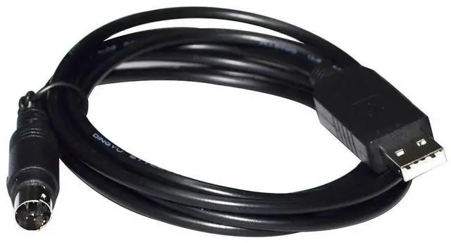 Main image of FTDI FT232RL USB TO MINI DIN 5 PIN MD5 MALE CONVERTER SERIAL COMMUNICATION CABLE FOR PANASONIC GT SERIES TOUCHSCREEN TOOL PORT 
5M Length