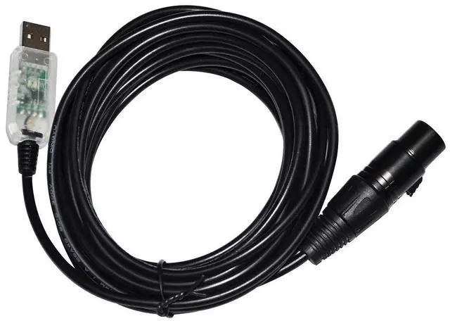 Alt view image 3 of 6 - COLORFUL FTDI RS485 DMX512 TO USB 3PIN 3P DMX 512 XLR FEMALE CONVERTER CABLE FOR FREESTYLER QLC STAGE LIGHTNING CONTROLLER KABLE (Color D)
7M Length(8M Length)