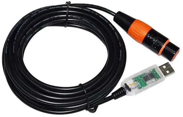 Main image of COLORFUL FTDI RS485 DMX512 TO USB 3PIN 3P DMX 512 XLR FEMALE CONVERTER CABLE FOR FREESTYLER QLC STAGE LIGHTNING CONTROLLER KABLE (Color D)
7M Length(8M Length)