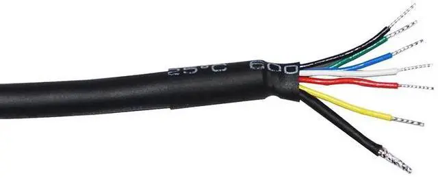 Alt view image 4 of 6 - METER ENCODER EXTENSION CABLE CABLEH-BM1M5 CABLEH-BM3M0 CABLEH-BM5M5 DB15 TO 6-WIRES 6P WE FOR LEADSHINE CL SERIES SERVO MOTORS (CABLEH-BM Length1M Length5)
0.3M Length(5.5M Length)