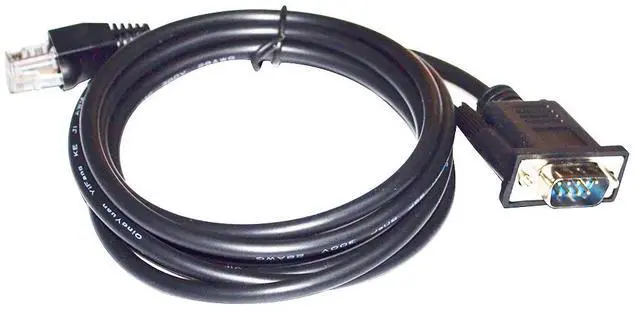 Alt view image 2 of 5 - D-SUB 9-PIN DB9 MALE TO RJ45 PLUG ADAPTER RS422 COMMUNICATION CABLE FOR AVMATRIX VS0605U CONTROLLER TO DATAVIDEO PTC CAMERA 20M Length(20M Length)