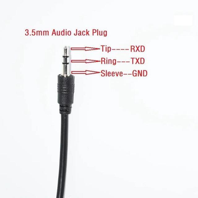 Alt view image 4 of 6 - FTDI FT232RL CHIP USB RS232 TO TRS 3.5MM STEREO AUDIO JACK AJ PLUG SERIAL PROGRAMMING CABLE USB-RS232-AJ SERIAL CONVERTER KABLE (T-TXD R-GND S-RXD)
0.9M Length(3.6M Length)