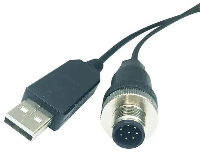 Alt view image 4 of 6 - FTDI FT232RL CHIP USB TO M12 8PIN RS232 CONVERTER SERIAL COMMUNICATION CABLE FOR METTLER TOLEDO ICS SERIES BALANCES TO PC HOST 
3M Length
