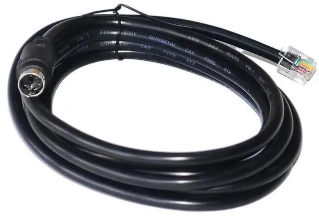 Main image of 2M MINI DIN 6PIN TO RJ12 6P6C CONNECTOR CABLE FOR FANATEC PEDALS/SHIFTERS TO FANATEC WHEELS KABLE PS/2 TO RJ12 6PIN CABLE 
2M Length(2M Length)