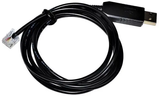 Main image of FTDI FT232RL USB TO RJ11 RJ12 6P4C ADAPTER RS232 SERIAL COMMUNICATION CABLE FOR SRNE MPPT SOLAR CHARGE CONTROLLER / INVERTER 
0.8M Length(1.8M Length)