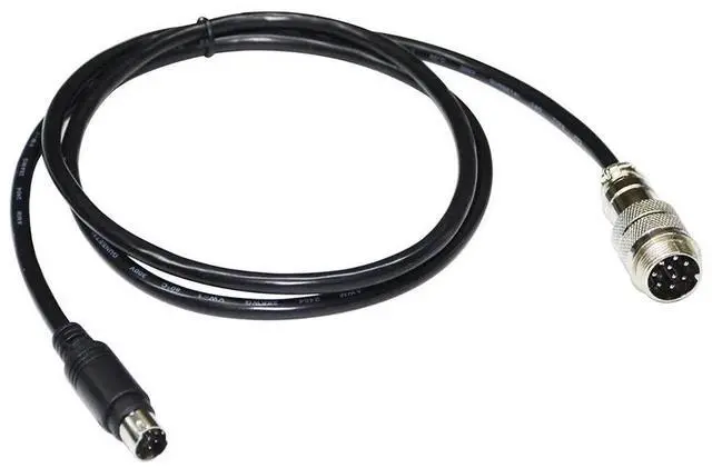 Alt view image 2 of 6 - PS/2 MD6 TO 9 DIN MALE ADAPTER CONNECTION DATA CABLE FOR THRUSTMASTER TH8A GEAR TSSH TSSH+ MOD+ HANDBRAKE SIGNAL KABLE 0.8M Length(1.8M Length)