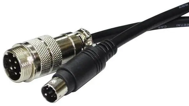 Alt view image 5 of 6 - PS/2 MD6 TO 9 DIN MALE ADAPTER CONNECTION DATA CABLE FOR THRUSTMASTER TH8A GEAR TSSH TSSH+ MOD+ HANDBRAKE SIGNAL KABLE 0.8M Length(1.8M Length)