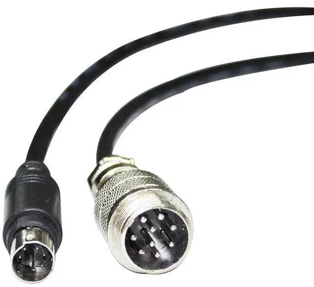 Alt view image 3 of 6 - PS/2 MD6 TO 9 DIN MALE ADAPTER CONNECTION DATA CABLE FOR THRUSTMASTER TH8A GEAR TSSH TSSH+ MOD+ HANDBRAKE SIGNAL KABLE 0.8M Length(1.8M Length)