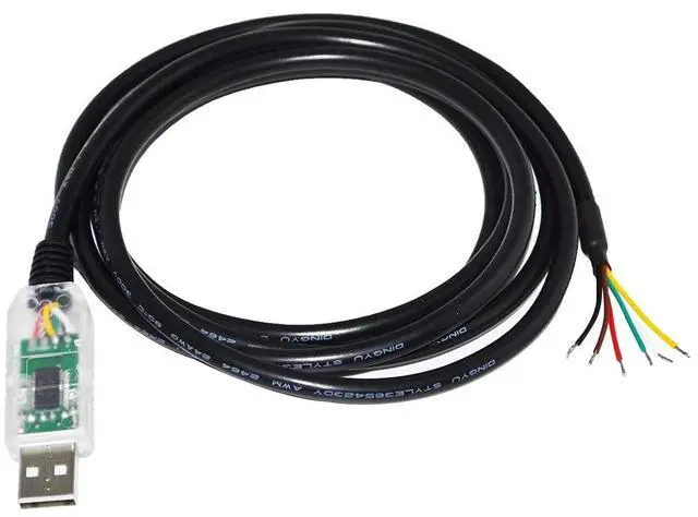 Main image of INDUSTRIAL FTDI FT232RL CHIP USB TO RS485 CONVERTER 6 CORE 6PIN WE COMMUNICATION CABLE GND DATA A+ B- 120R USB-RS485-WE-5000-BT (Transparent USB Case)
(13.0M Length)