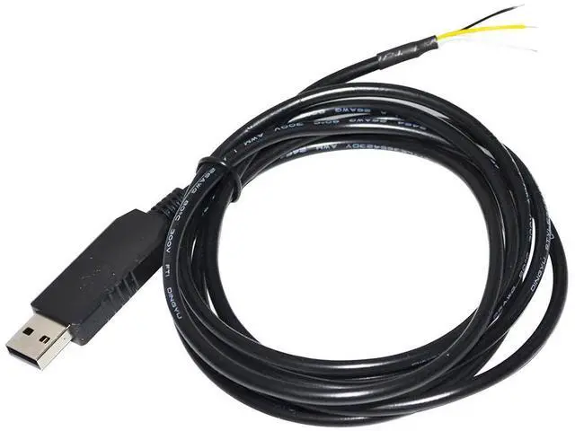 Main image of FTDI FT232RL USB TO UART TTL 3.3V 5V 3 CORE 3PIN WE WIRE END OPEN CABLE COMPATIBLE TTL-232R-3V3-WE TTL-232R-5V-WE GND TXD RXD (TTL 3.3V)
3M Length