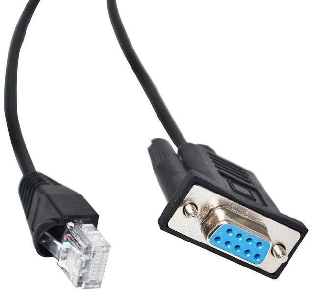 Alt view image 3 of 6 - RS232 D-SUB 9 PIN DB9 FEMALE TO RJ45 PLUG CELESTRON TELESCOPE NEXREMOTE CONTROLLER CABLE I/O HC TO CONTROL THE TELESCOPE 3M Length