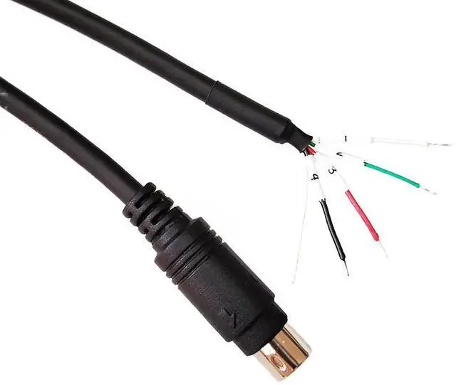 Alt view image 6 of 6 - MINI DIN MD4 MD5 MD6 4PIN 5PIN 6PIN MD8 8PIN PS/2 MALE CONNECTOR ADAPTER BREAKOUT RS232 RS485 RS422 PLC PROGRAMMING CABLE (M LengthD5 M Lengthale)
0.2M Length(1.8M Length)