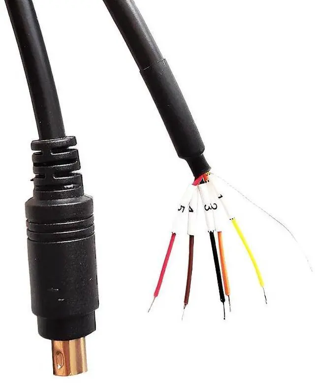 Alt view image 5 of 6 - MINI DIN MD4 MD5 MD6 4PIN 5PIN 6PIN MD8 8PIN PS/2 MALE CONNECTOR ADAPTER BREAKOUT RS232 RS485 RS422 PLC PROGRAMMING CABLE (M LengthD5 M Lengthale)
0.2M Length(1.8M Length)