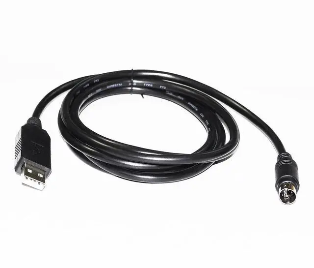 Main image of FTDI USB TO MINI DIN 6P MD6 CONNECTOR TTL SERIAL CABLE FOR YAESU FT-757GXII FT-840 FT-890 FT-900 CAT-890 PROGRAMMING KABLE TO PC 
5M Length