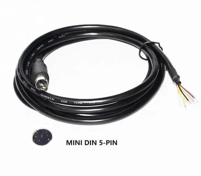 Main image of MINI DIN 4PIN 5PIN 6PIN 8PIN MD4 MD5 MD6 MD8 MALE CONNECTOR PLC PROGRAMMING BREAKOUT CABLE (M LengthD 6-PIN)
305M Length(8M Length)