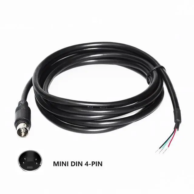 Alt view image 5 of 6 - MINI DIN 4PIN 5PIN 6PIN 8PIN MD4 MD5 MD6 MD8 MALE CONNECTOR PLC PROGRAMMING BREAKOUT CABLE (M LengthD 6-PIN)
305M Length(8M Length)
