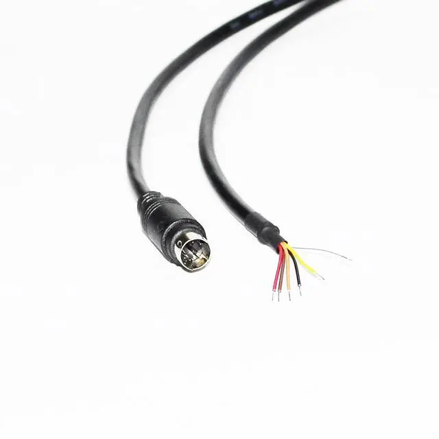 Alt view image 4 of 6 - MINI DIN 4PIN 5PIN 6PIN 8PIN MD4 MD5 MD6 MD8 MALE CONNECTOR PLC PROGRAMMING BREAKOUT CABLE (M LengthD 6-PIN)
305M Length(8M Length)